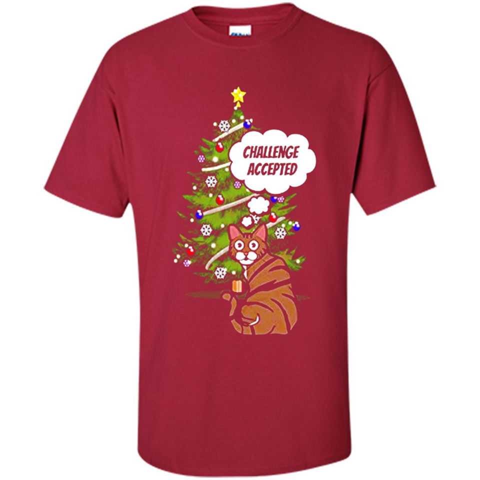 Christmas Tree Cat Long Sleeve Christmas Shirt for Cat Lover - Shirt