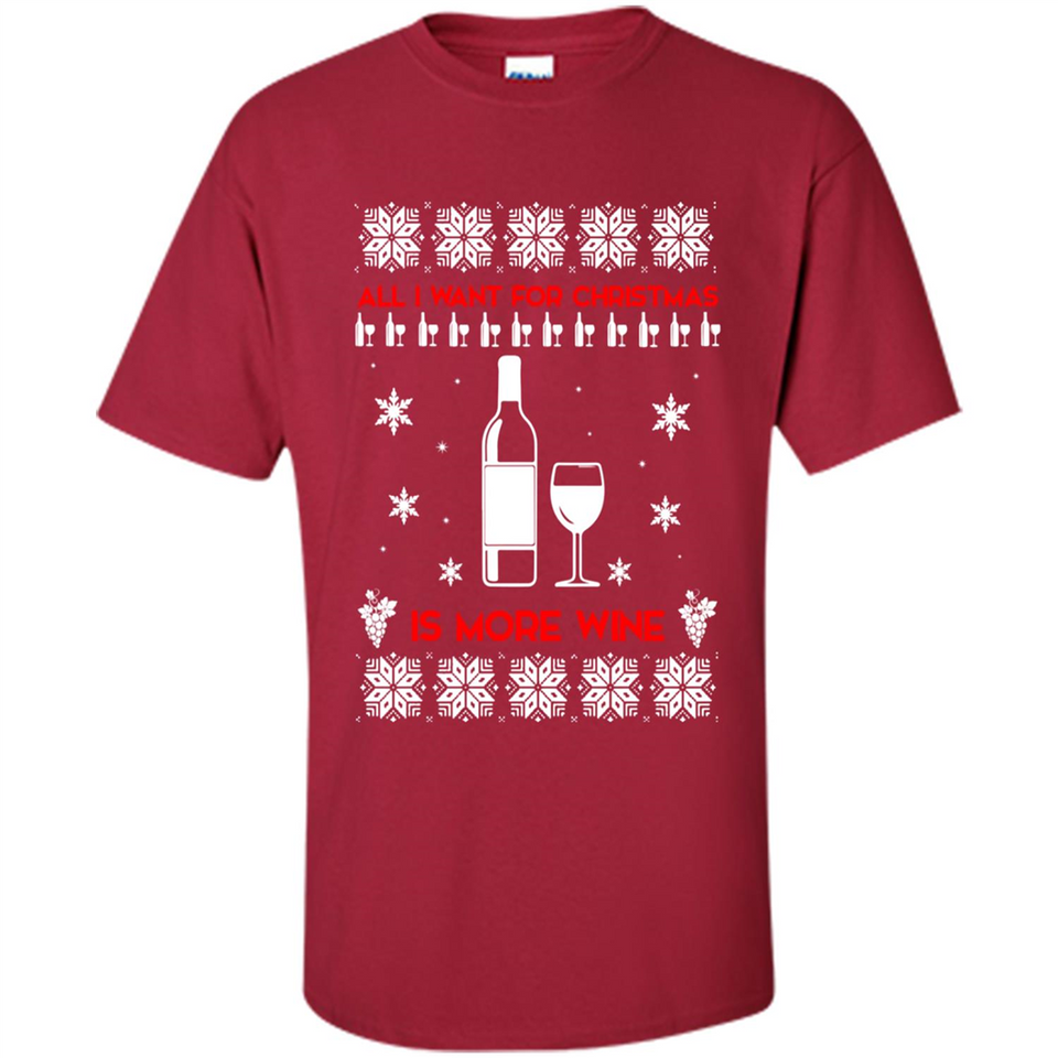 All I Want For Christmas is Wine Ugly sweater PINGPONG