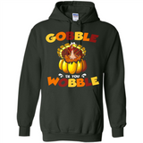 Gobble Til You Wobble Funny Thanksgiving Day Turkey