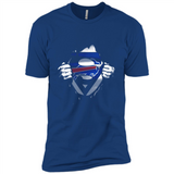 Buffalo Bills And Superman Fans - Premium Short Sleeve T-Shirt