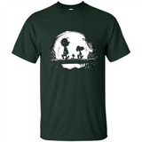 Snoopy The Peanuts Walking To The Moon