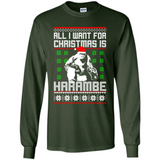 All I want for Christmas is Harambe ugly PINGPONG