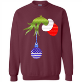 Grinch Holding American Flag ornament Christmas