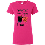 Drake Merry Christmas I love it sweatshirt PINGPONG - Ladies Short-Sleeve