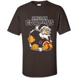 Grumpy Santa Claus Dallas Cowboys Football Team PINGPONG