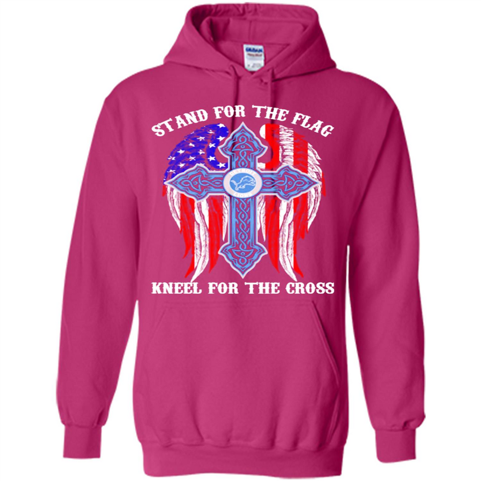 Detroit Lions - stand for the flag kneel for the cross