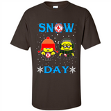 Snow Day Shirt For Boston Red Sox Vs Minion Fans pingpong