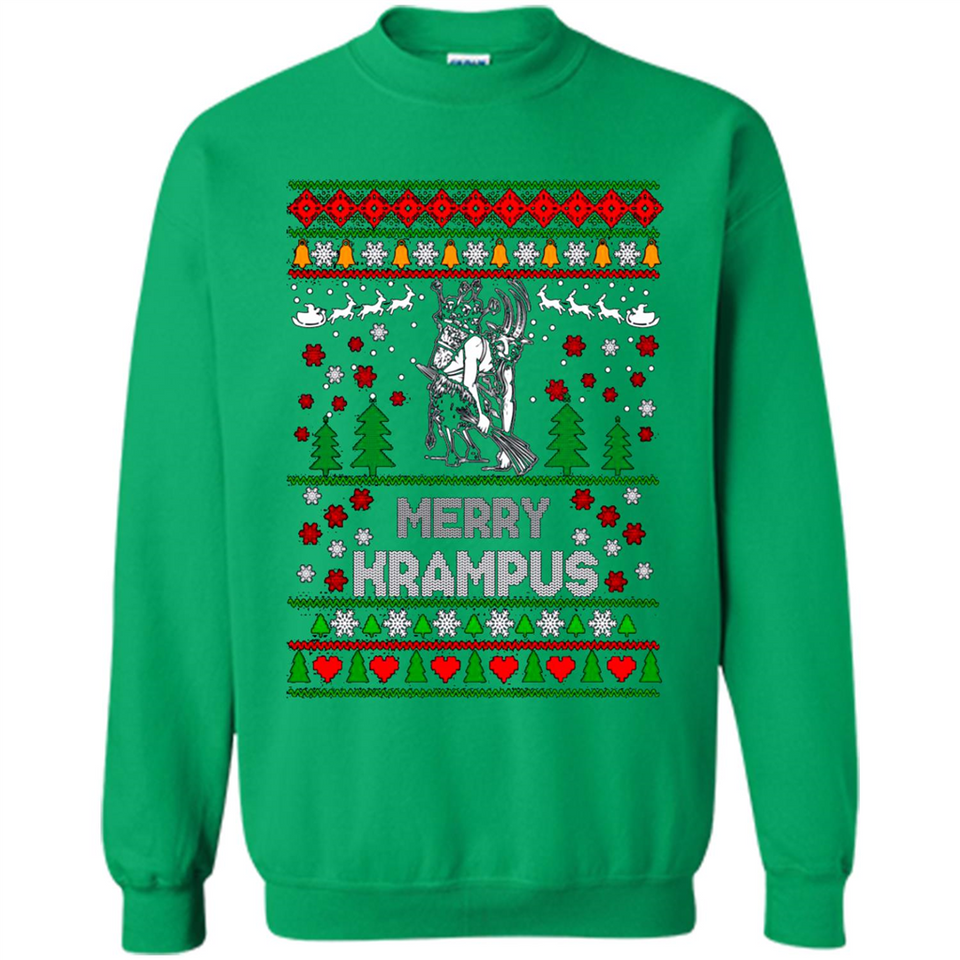 Merry Krampus Christmas sweatshirt PINGPONG