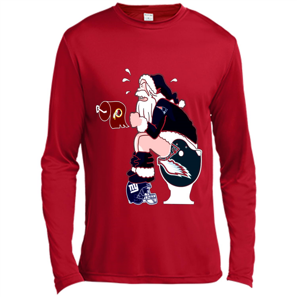 New England Patriots Toilet Santa Claus PINGPONG