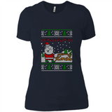 Bad Santa pingpong - Ladies' Boyfriend T-Shirt