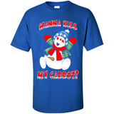 Snowman Wanna Kiss My Carrot Christmas - Shirt