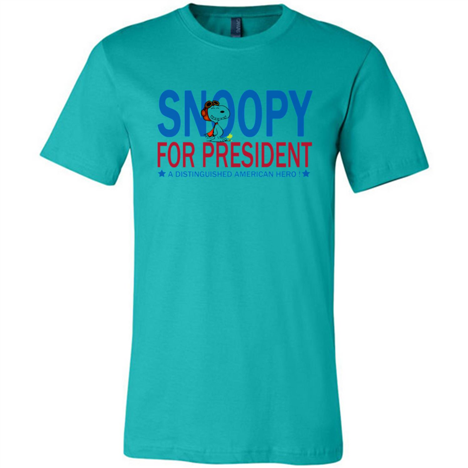 Snoopy for President - Canvas Unisex T-Shirt