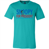 Snoopy for President - Canvas Unisex T-Shirt