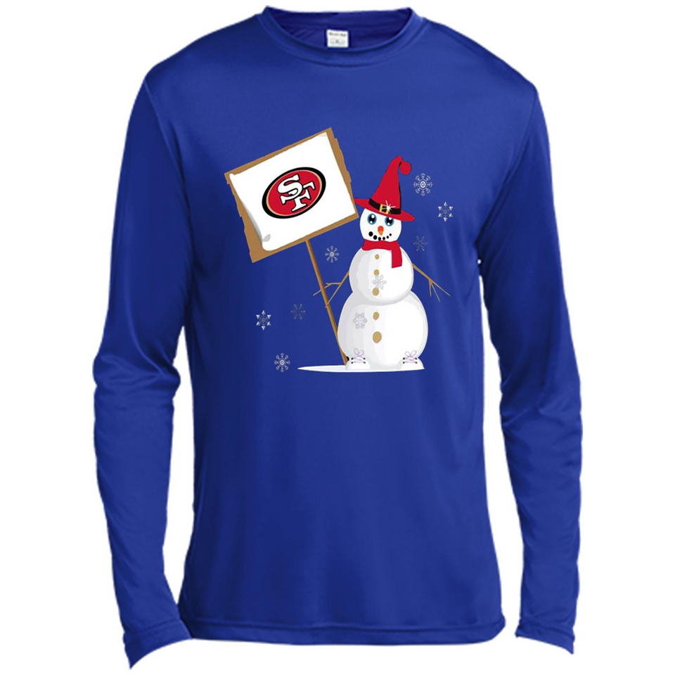 San Francisco 49ers Snowman Funny
