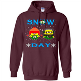 Snow Day Shirt For Boston Celtics Vs Minion Fans pingpong