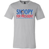 Snoopy for President - Canvas Unisex T-Shirt