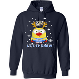 Minion Anaheim Ducks Ugly Christmas Sweater Let it Snow - Hoodie