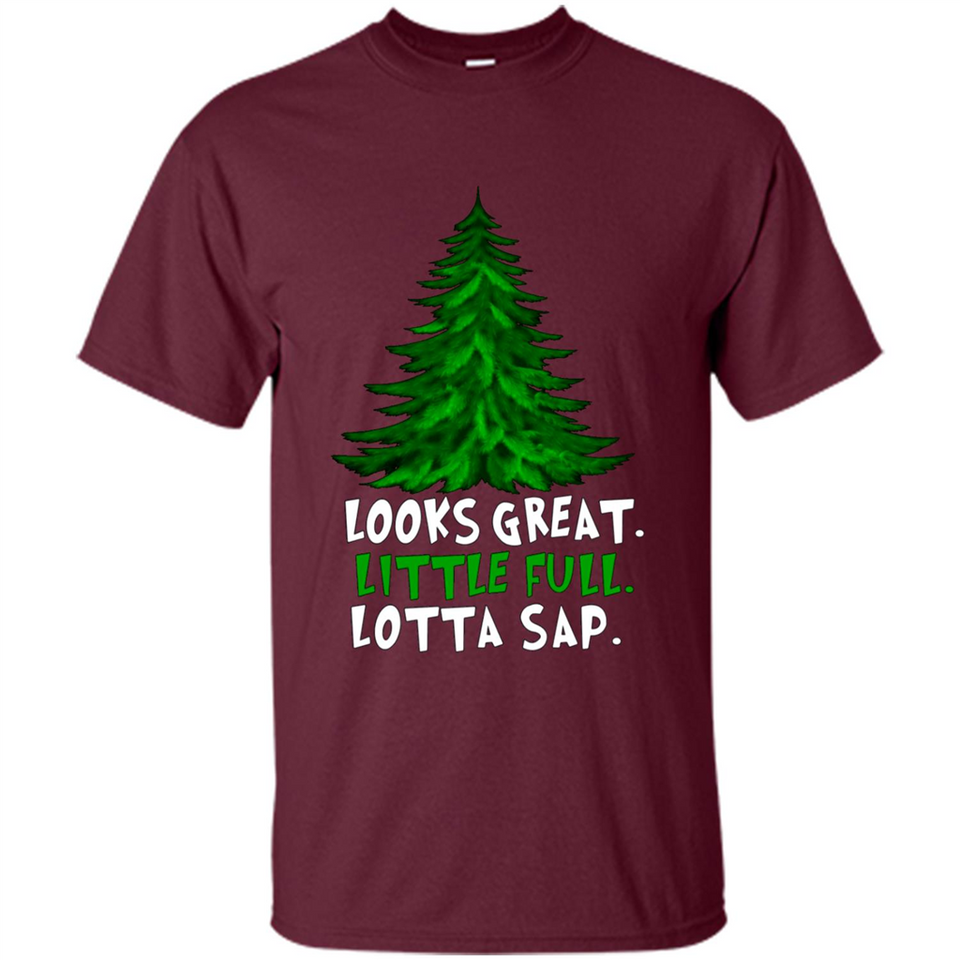 Looks Great Little Full Lotta Sap Funny Christmas PINGPONG