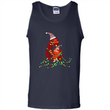 Christmas Lights Sloth Long Sleeve Santa Sloth - Tank Top