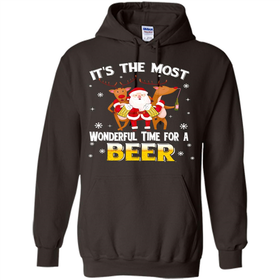 Its The Most Wonderful Time for a Beer - Hoodie