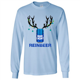Bud Light Reinbeer Funny Beer Reindeer Christmas Sweatshirt - Long Sleeve T-Shirt
