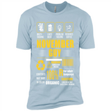 November Guy Multitasking - Premium Short Sleeve T-Shirt