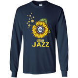 Utah Jazz Basketball Sunflower