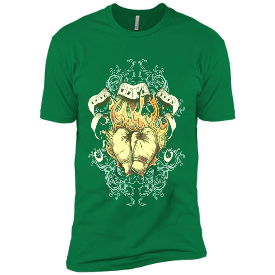 Love Hate Fear Boxing - Martial Art Fighting - Premium Short Sleeve T-Shirt