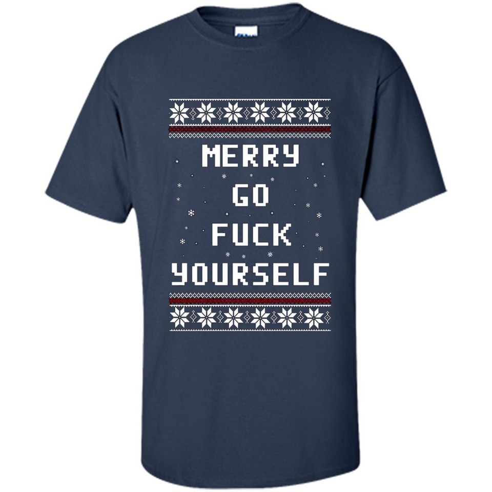 Merry go fuck yourself Christmas sweatshirt PINGPONG