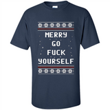 Merry go fuck yourself Christmas sweatshirt PINGPONG