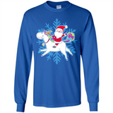 Unicorn And Santa Christmas 1 - Long Sleeve T-Shirt