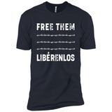 Peaceful Communities- Free Them Liberenlos Shirt PINGPONG - Premium Short Sleeve T-Shirt