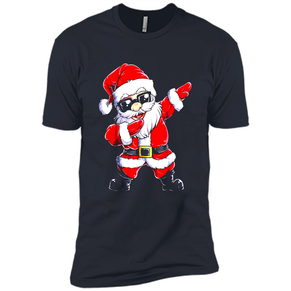 Christmas shirt Dabbing Santa Claus Xmas Gift - Premium Short Sleeve T-Shirt
