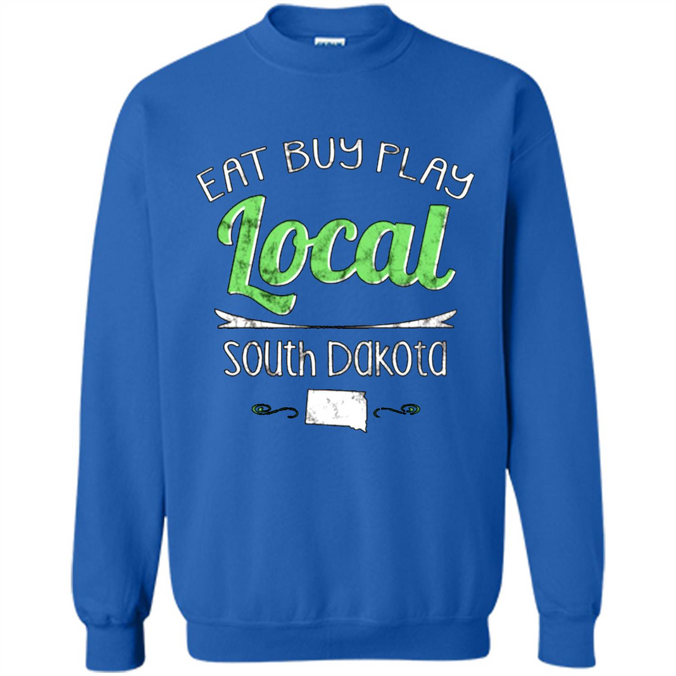 Eat Buy Play Local South Dakota Distressed PING PONG