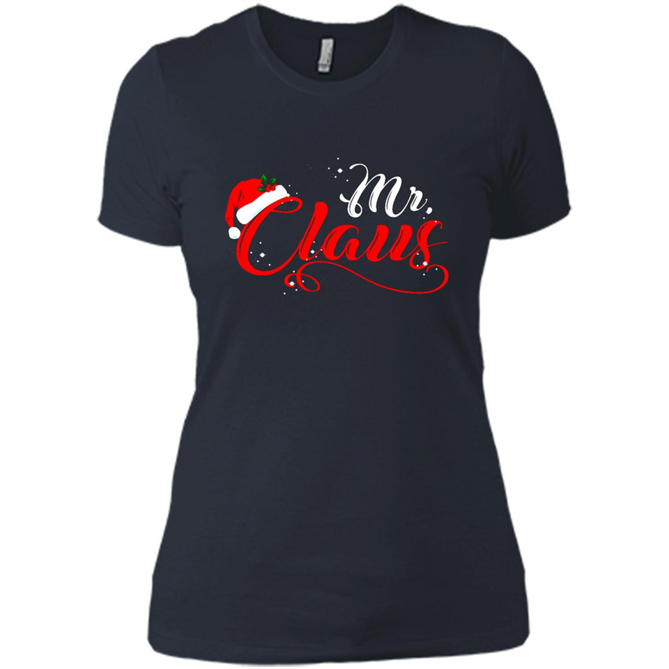 Mr. Claus Santa Claus Merry Xmas T-Shirt - Ladies' Boyfriend T-Shirt