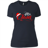 Mr. Claus Santa Claus Merry Xmas T-Shirt - Ladies' Boyfriend T-Shirt
