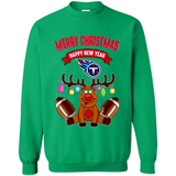 Tennessee Titans NFL Reindeer Funny Merry Christmas And Happy New Year
