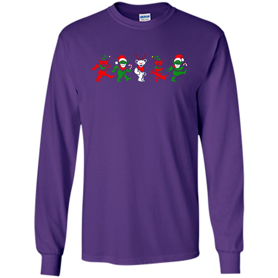 Dancing Bears Dance Christmas For Xmas Sweatshirt - Long Sleeve T-Shirt