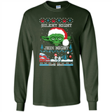 YODA SILENT NIGHT JEDI NIGHT CHRISTMAS UGLY SWEATER