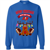 Tampa Bay Buccaneers NFL Reindeer Funny Merry Christmas And Happy New Year