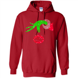 Grinch hand holding HomeDepot Glitter Christmas PING PONG