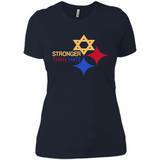 Pittsburgh Stronger Than Hate - Ladies' Boyfriend T-Shirt