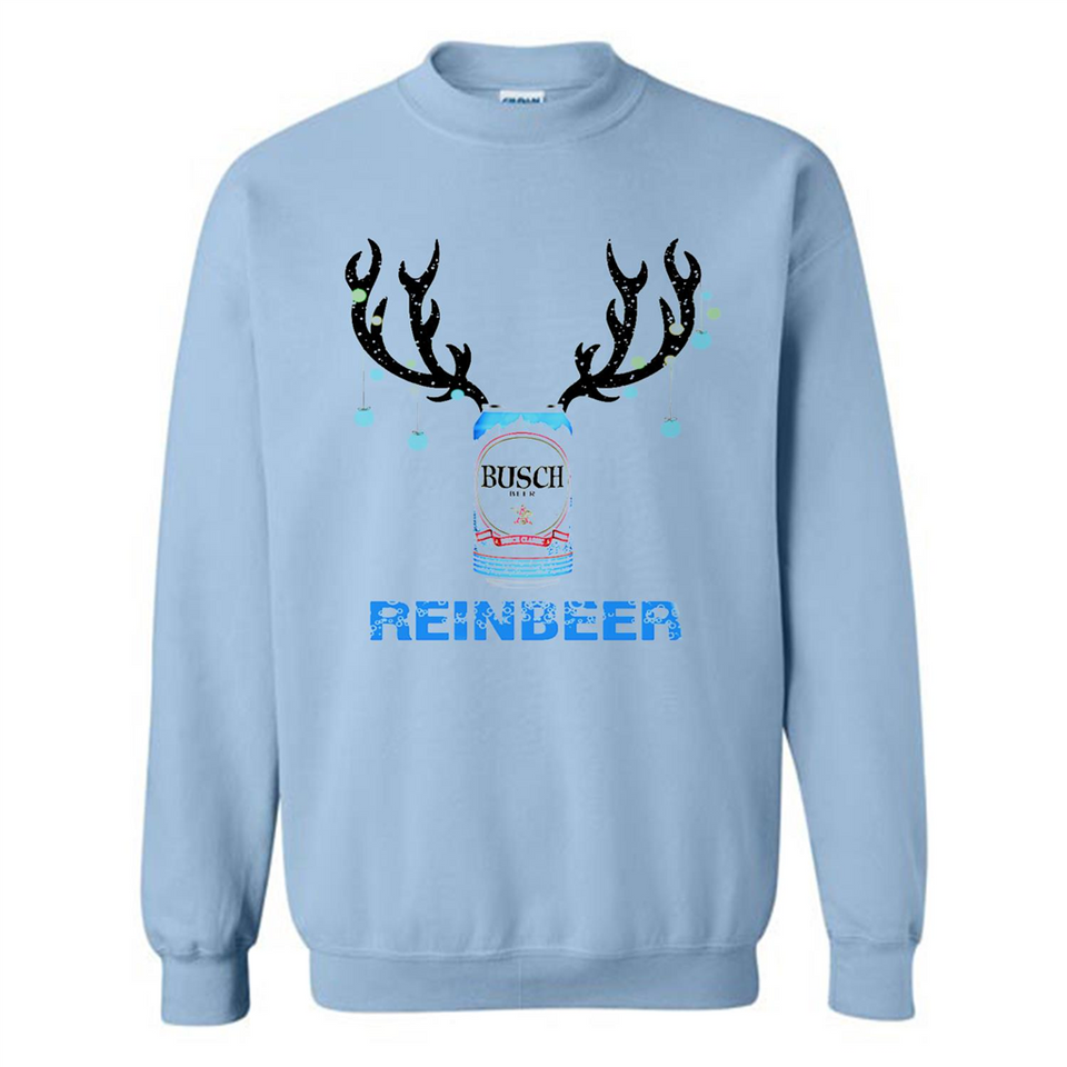 Busch Reinbeer Funny Beer Reindeer Christmas Sweatshirt - Sweatshirt
