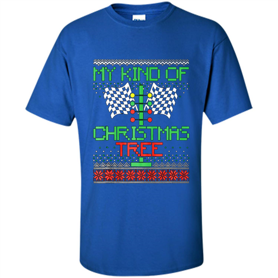 Funny Drag Racing Ugly Christmas Holiday Tree PING PONG