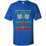 Funny Drag Racing Ugly Christmas Holiday Tree PING PONG