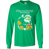 Grumpy Santa Claus Seahawks Seattle Football Team PINGPONG