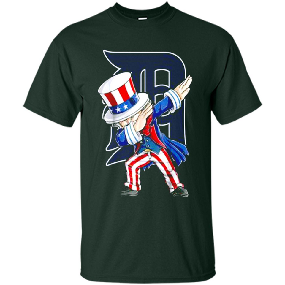 MLB DETROIT TIGERS UNCLE SAM DABBING INDEPENDENCE DAY