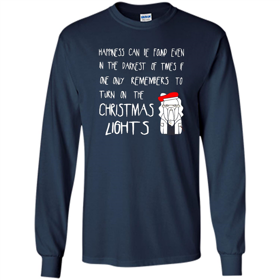 Christmas Ugly Sweater Christmas Lights - Long Sleeve T-Shirt