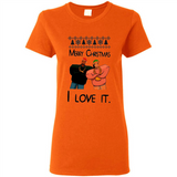 Drake Merry Christmas I love it sweatshirt PINGPONG - Ladies Short-Sleeve