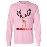 Miller High Life beer reinbeer Christmas - Long Sleeve T-Shirt